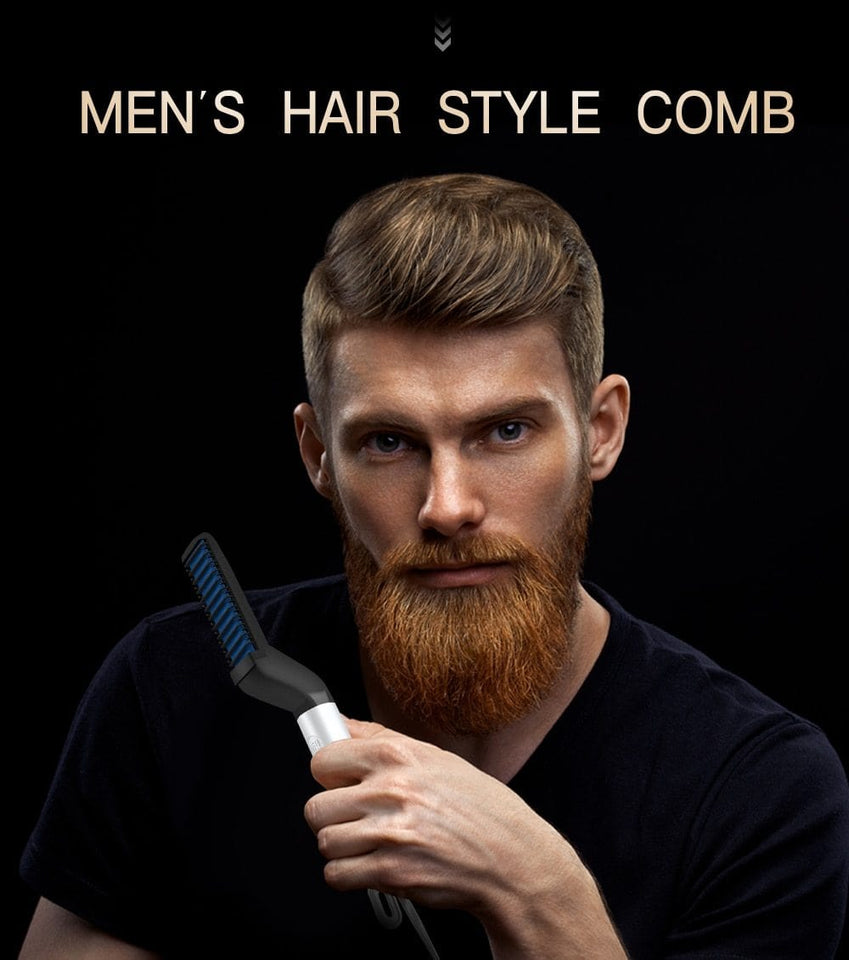Multifunctional Hair Comb Beard Straightener - ShopLovee