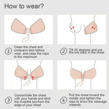 VENILYNN E F G LARGE CUP SIZE STRAPPY MANGO SHAPE SELF ADHESIVE BRA + BREAST STICK ON BIG BUST NIPPLE - ShopLovee